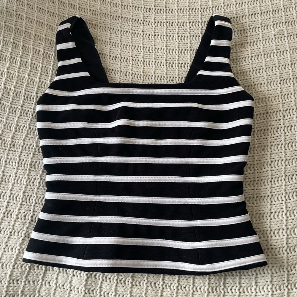 xscape 🐼 striped corset top